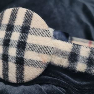 100% Authentic Burberry Nova Check Earmuffs